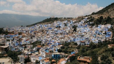 les villes et villages des montagnes : Chefchaouen au Maroc