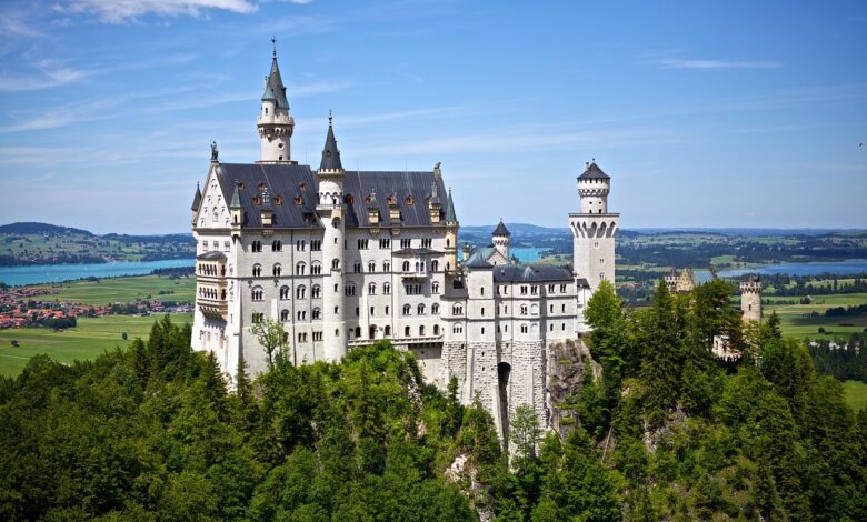 monuments historiques de l'Allemagne : le château Neuschwanstein