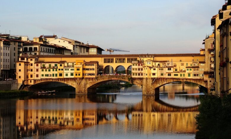le pont Vecchio l'un des ponts d'Europe les plus célèbres