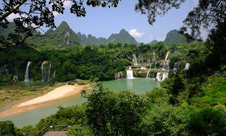 cascades de Detian au Vietnam