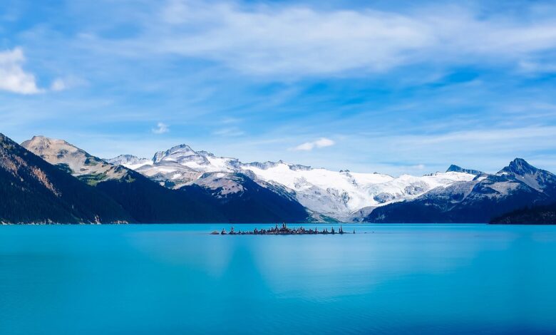 le lac Garibaldi au Canada