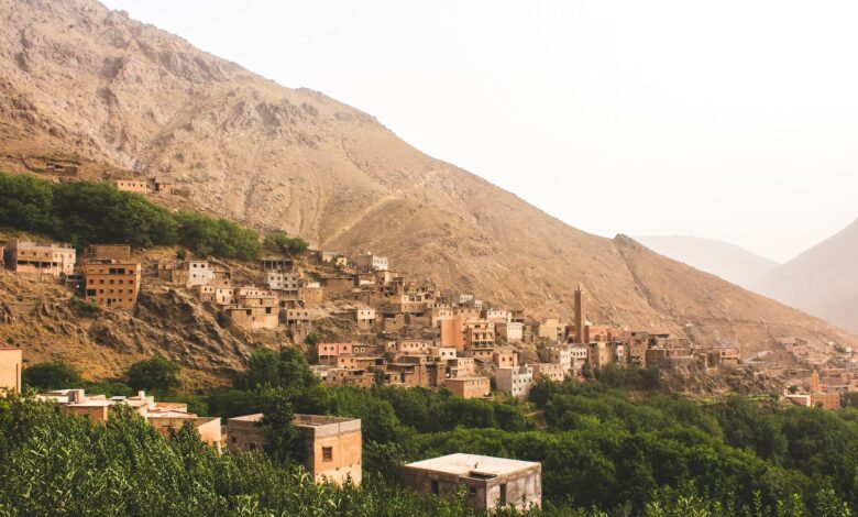 Imlil un village de montagnes au Maroc