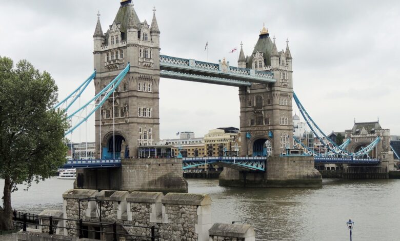 ponts d'Europe les plus célèbres : tower bridge un pont au Royaume-uni