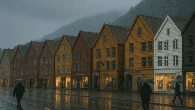 Bergen : la ville la plus pluvieuse d’Europe