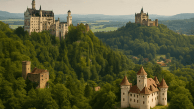 châteaux historiques en Allemagne