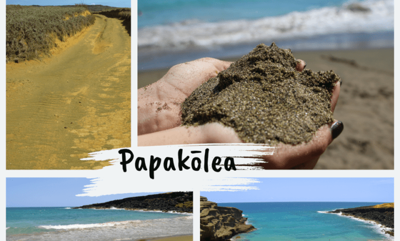 Papakōlea, la plage avec le sable vert olive