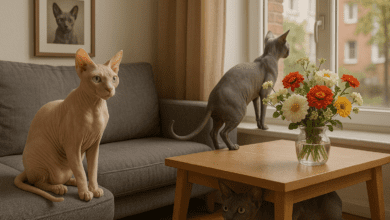 les chats sans poils
