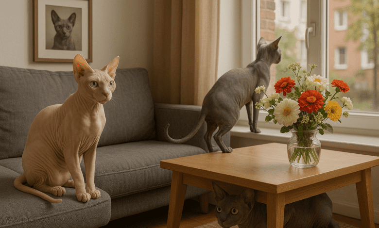 les chats sans poils