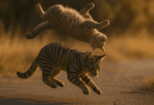 Pourquoi les chats retombent-ils toujours sur leurs pattes ?
