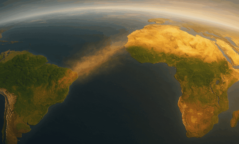 le sable du Sahara traverse l’Atlantique sur des milliers de kilomètres pour nourrir et enrichir les sols de la forêt amazonienne.