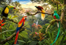 les oiseaux tropicaux