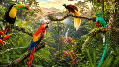 les oiseaux tropicaux